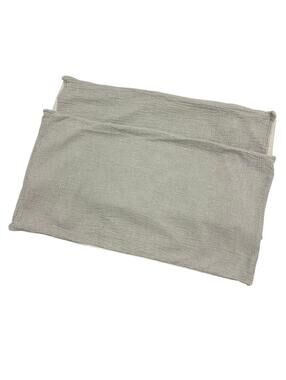 Pottery Barn 100% Cotton Grey Pillowcase Set Size 36x20